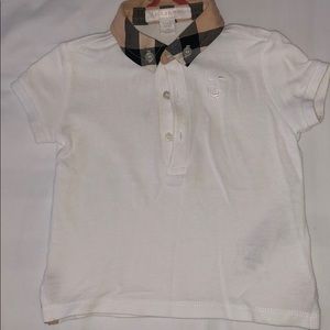 Burberry polo for baby boy
